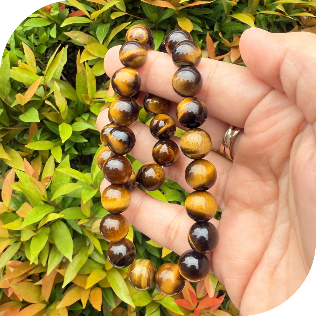 Gelang Crystal Tiger Eye Premium
